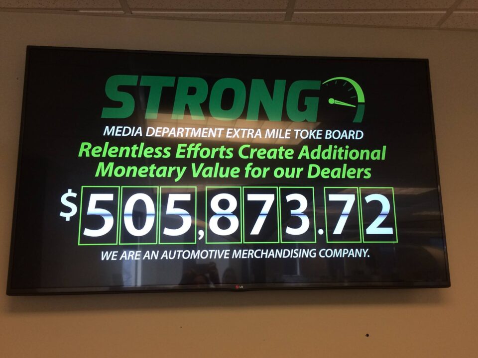 Digital Number Board - Strong Automotive