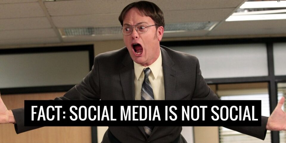 Social media is not social marketing