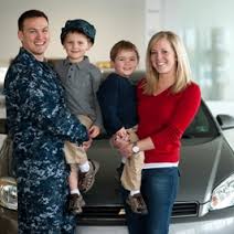 Miltary Family at Dealership - Strong Automotive