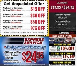 Service Coupons - Strong Automotive